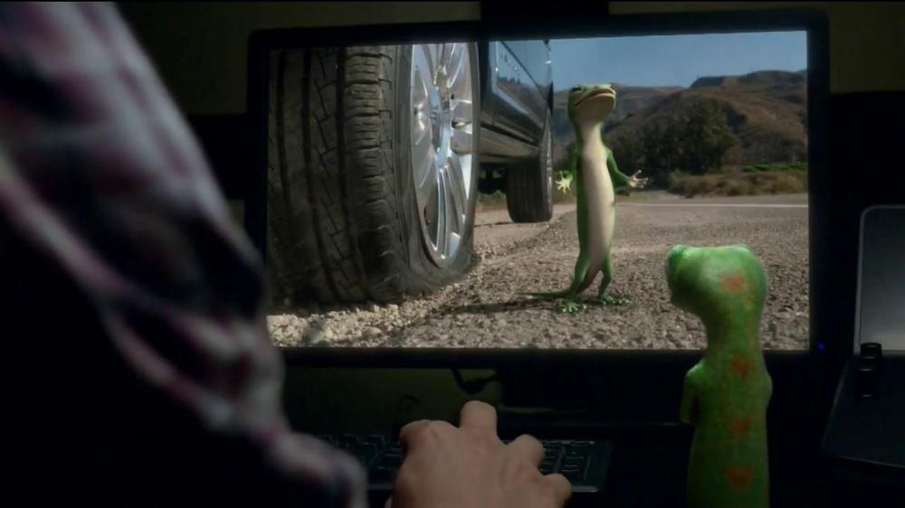 GEICO Gecko Flat Tire Commercial