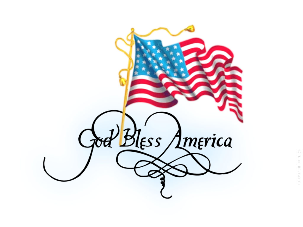 God Bless America 4th of July Clip Art Free