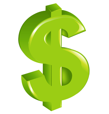 Green Dollar Sign Clip Art