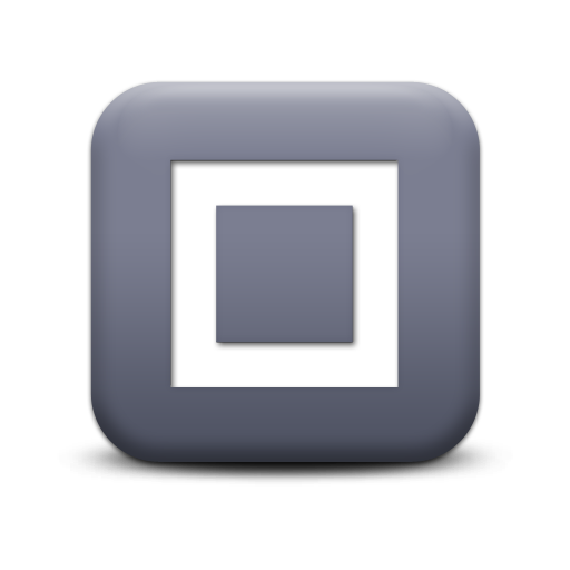 Grey Square Button Icons