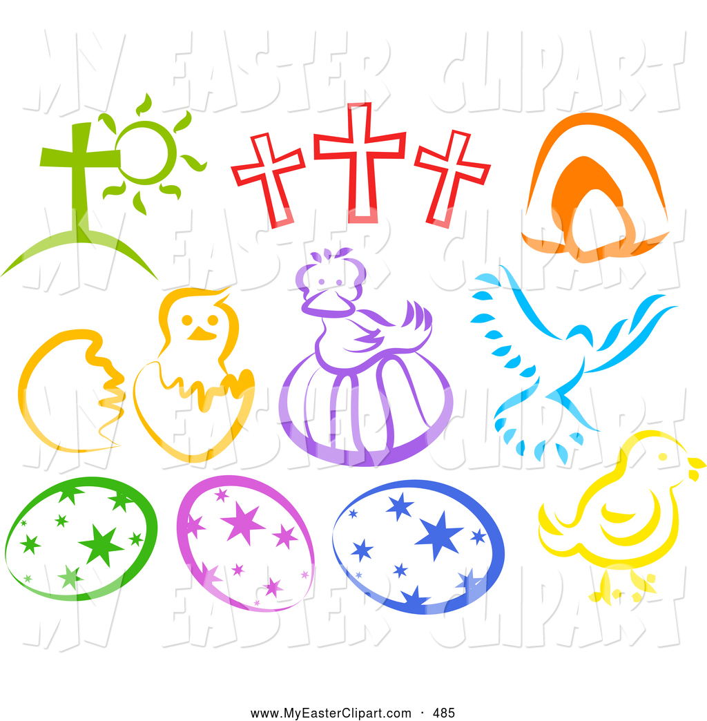 Happy Easter Religious Clip Art