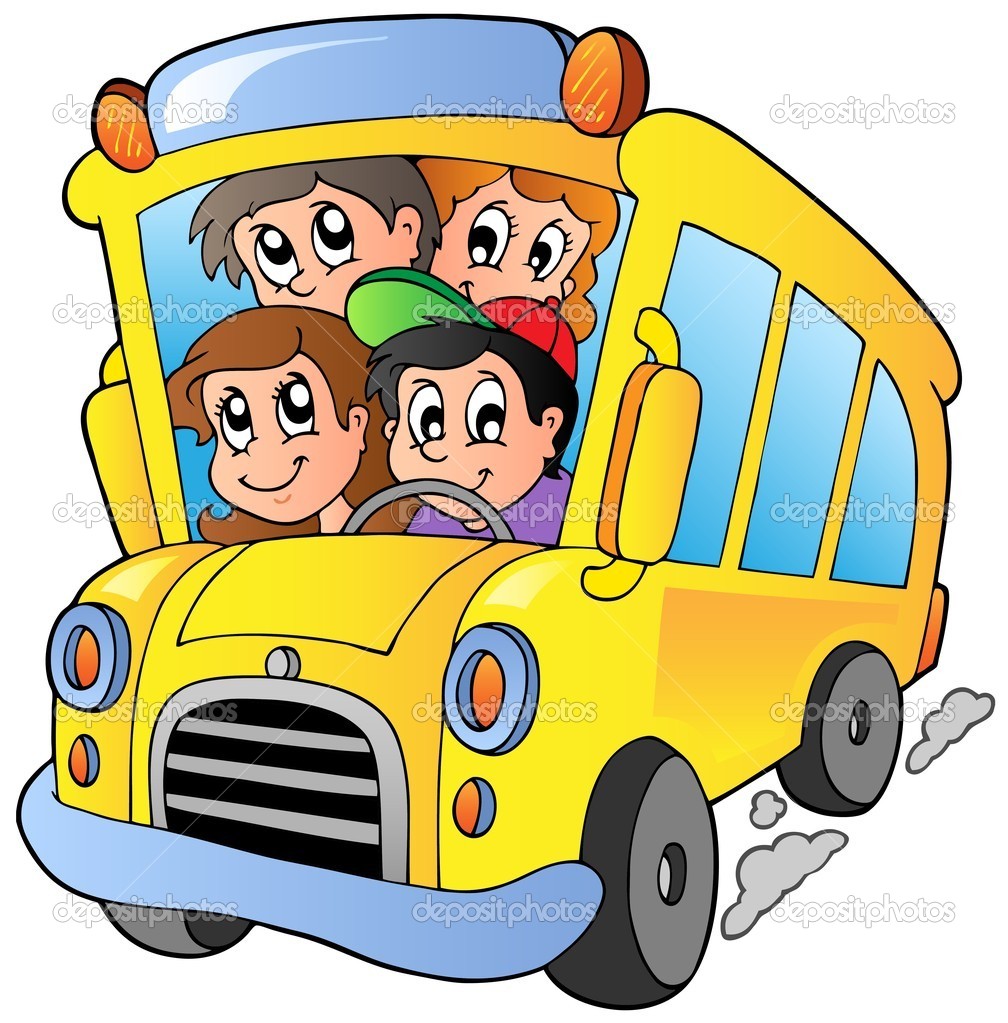 Happy School Bus Clip Art