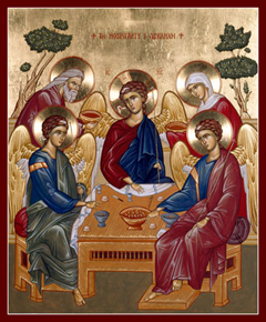 Hospitality Orthodox Icon