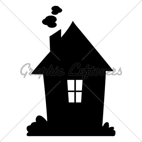 House Silhouette Clip Art