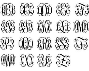 Interlocking Monogram Font Free Download Interlocking Monogram Font Free Download