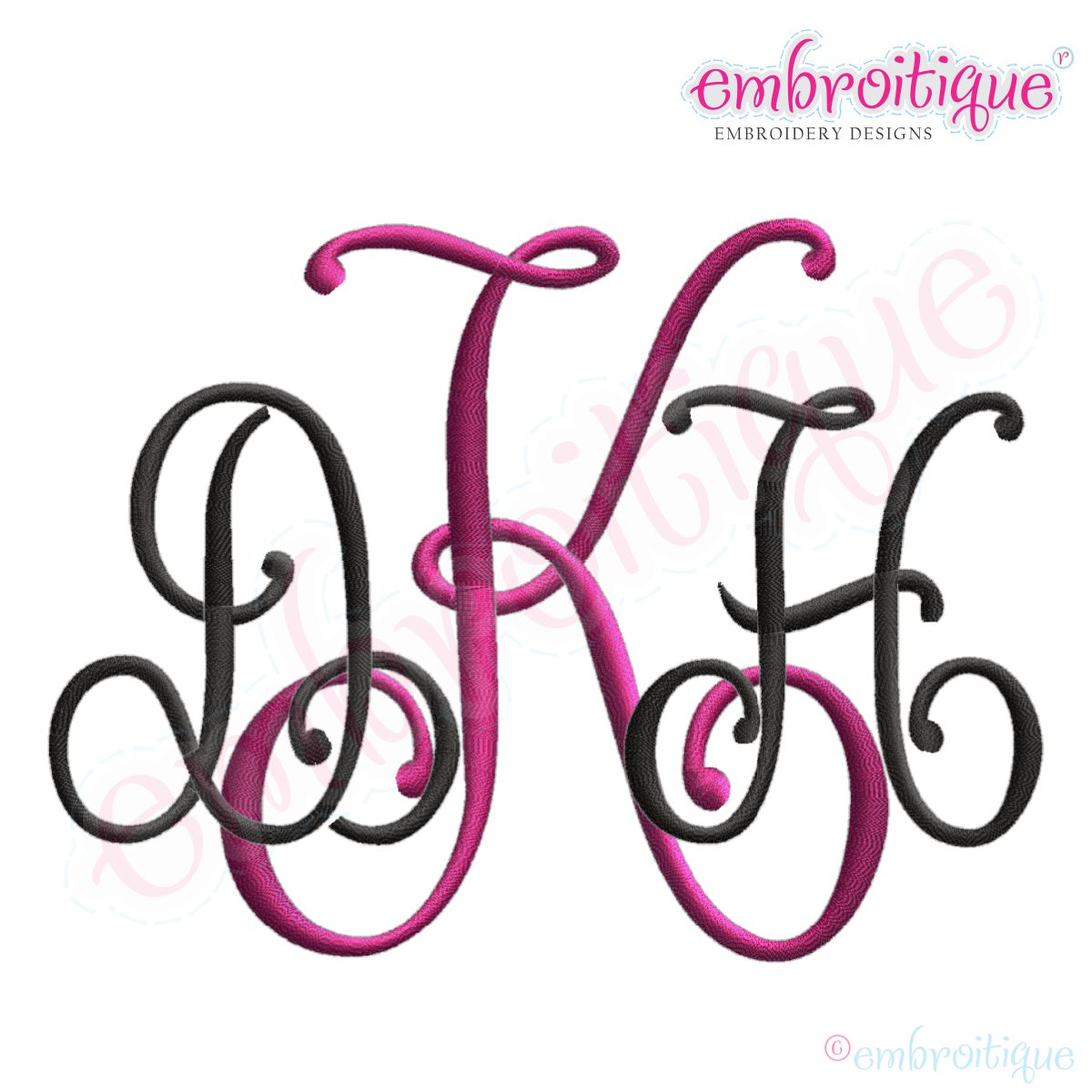 Interlocking Monogram Font Interlocking Monogram Font
