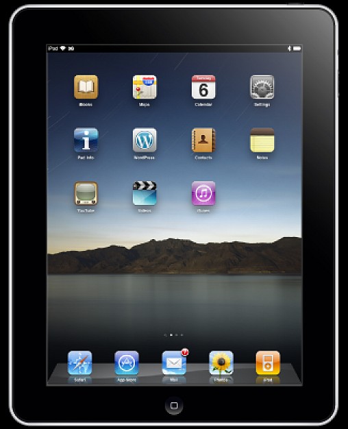 iPad Vector Icon iPad Vector Icon