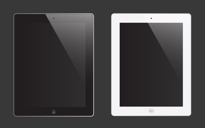 iPad Vector Template