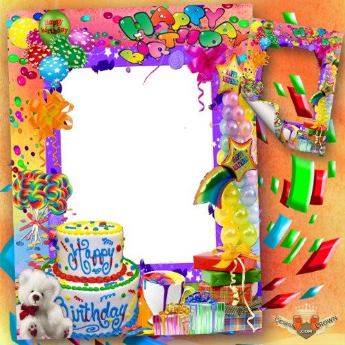 16 Frame Psd Happy Birthday Images