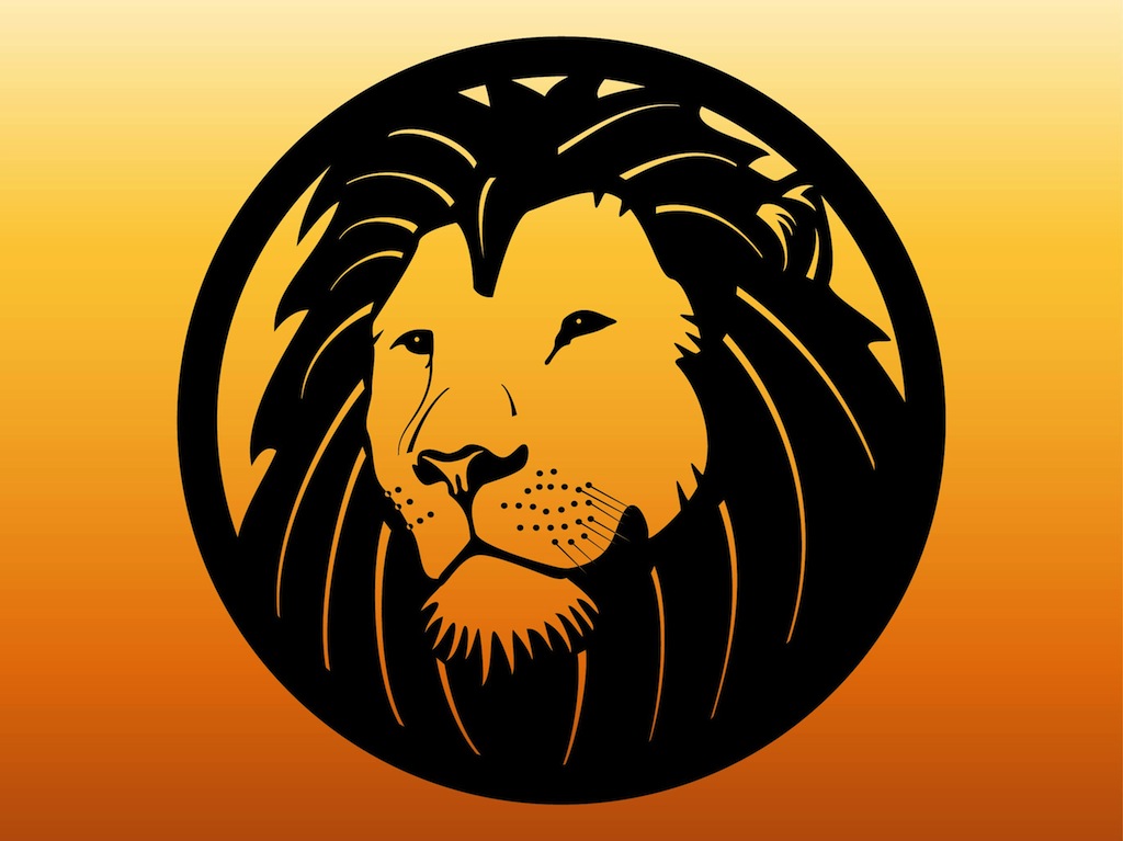 Lion Head Vector Free