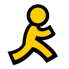 Little Yellow Running Man Logo