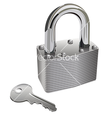 Lock and Key Vector