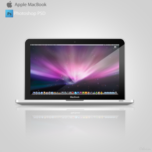 MacBook Pro Template PSD