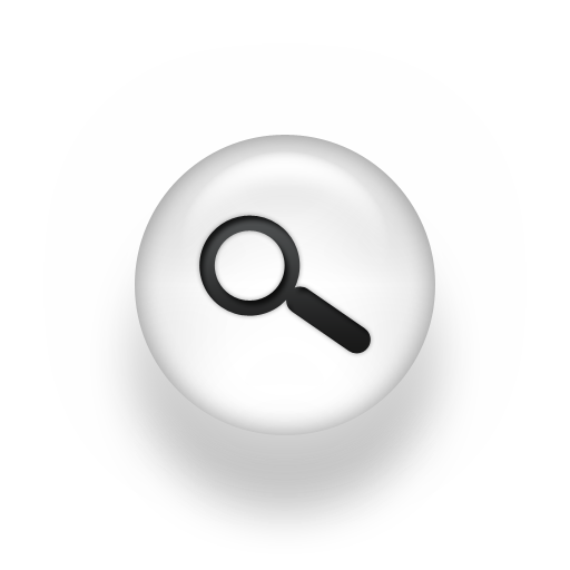 Magnifying Glass Icon White