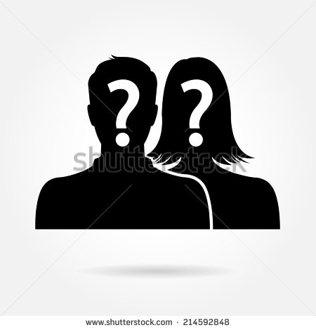 Male and Female Silhouette Vector