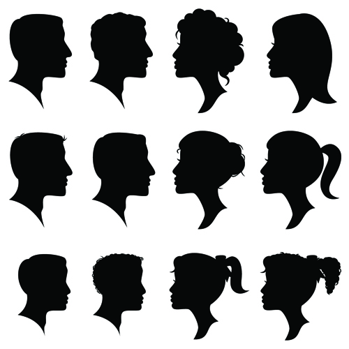 Man and Woman Silhouettes Vector Free Man and Woman Silhouettes Vector Free