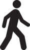 Man Walking Clip Art