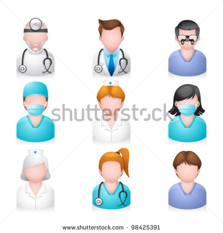 Medical People Icons