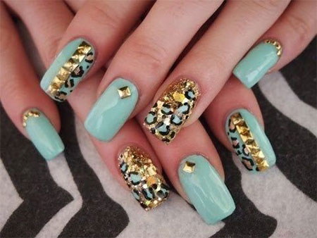 Mint Acrylic Nail Designs