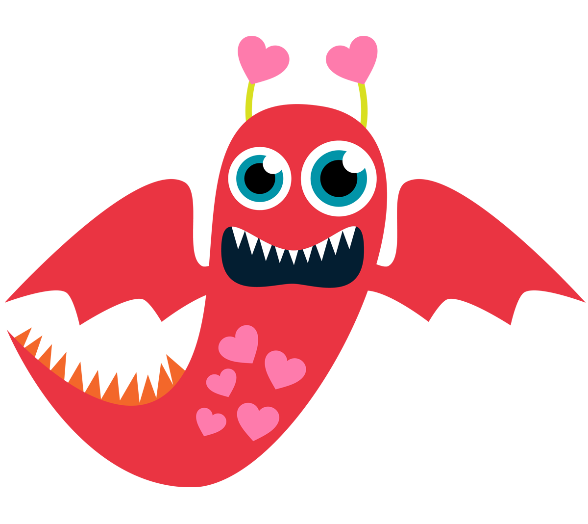 Monster Valentine Clip Art Free