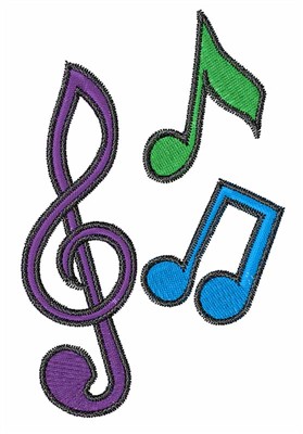 Music Note Embroidery Design Free