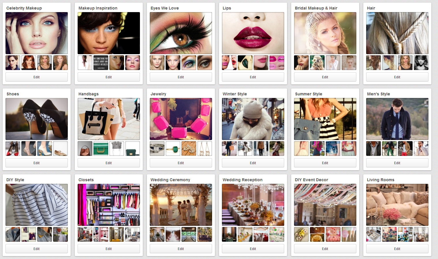 New Pinterest Layout