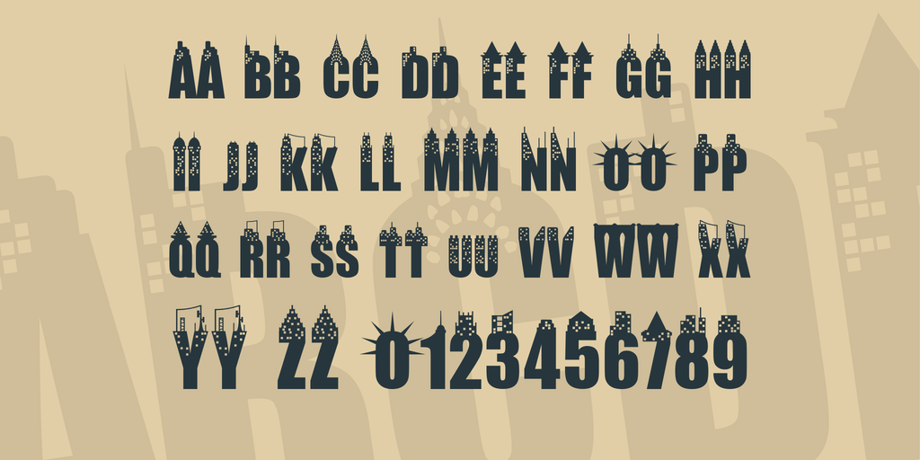 New York City Font