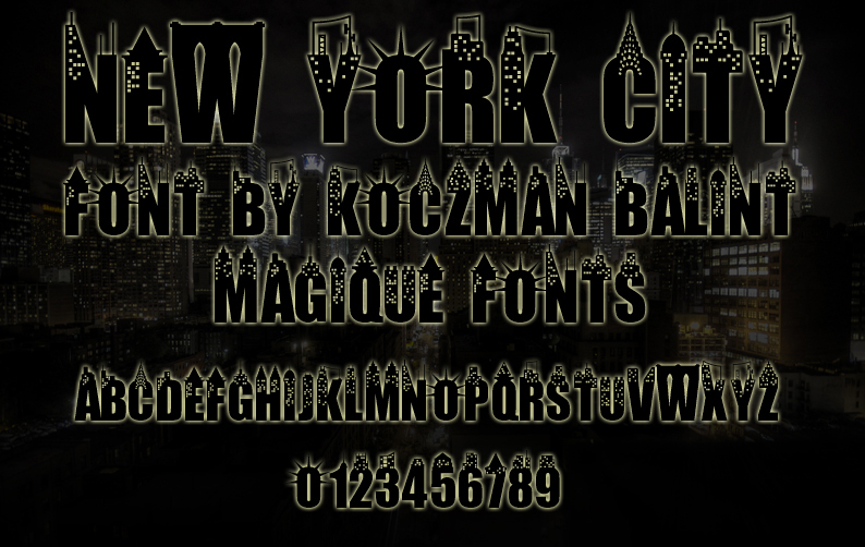 New York City Font