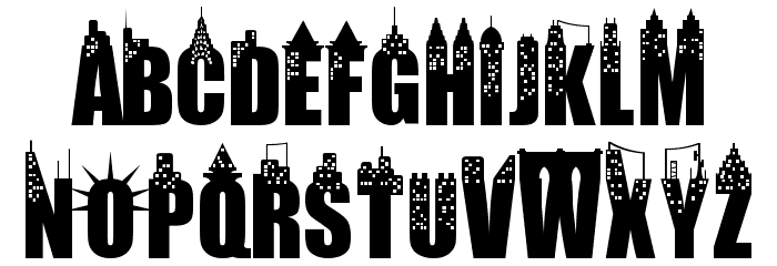 New York City Font