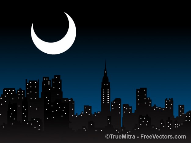 Night City Background Buildings Night City Background Buildings