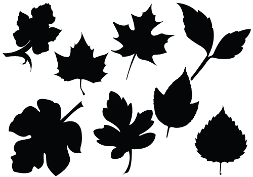 Oak Leaf Silhouette Clip Art