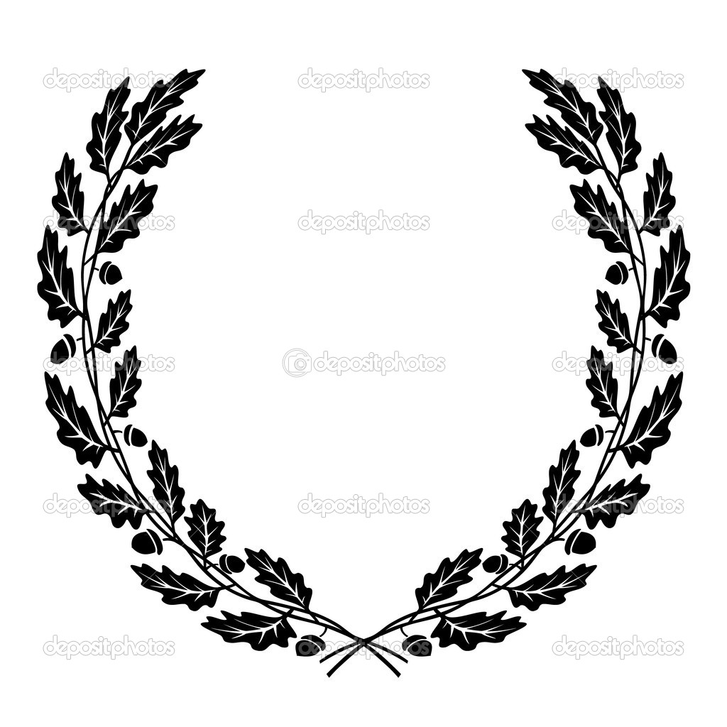 Oak Leaf Wreath Clip Art