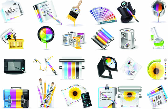 Office-Supplies Icon Vector