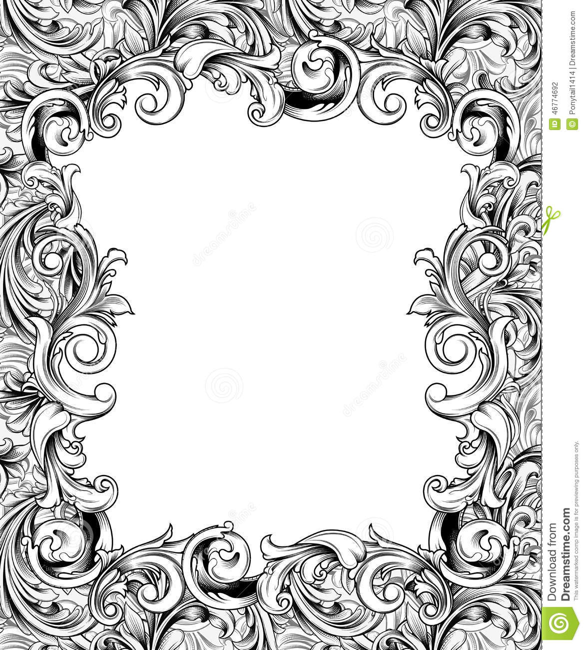 Ornate Baroque Frame