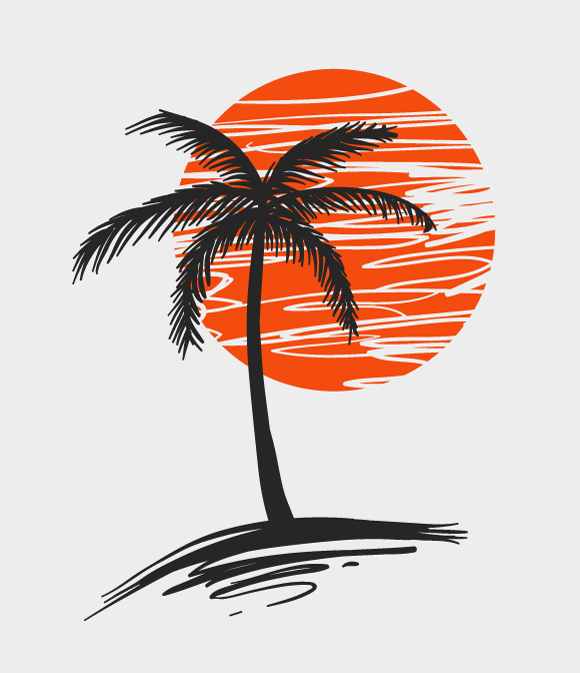 Palm Tree Vector Art Free