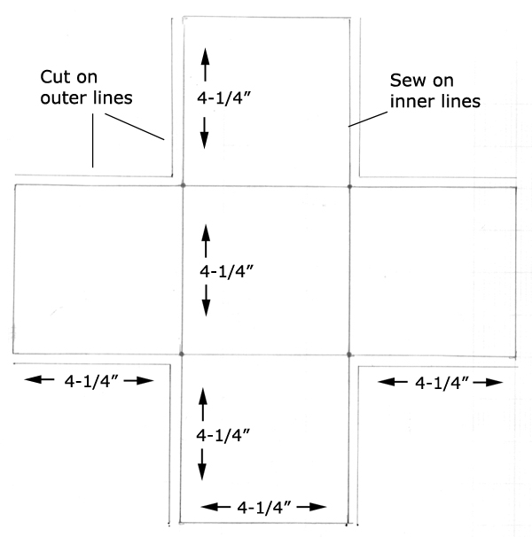 Paper Easter Basket Template