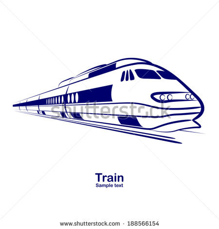 Passenger Train Illustration