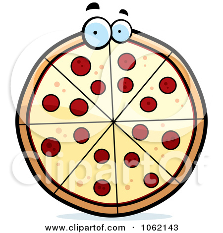 Pepperoni Pizza Slice Clip Art