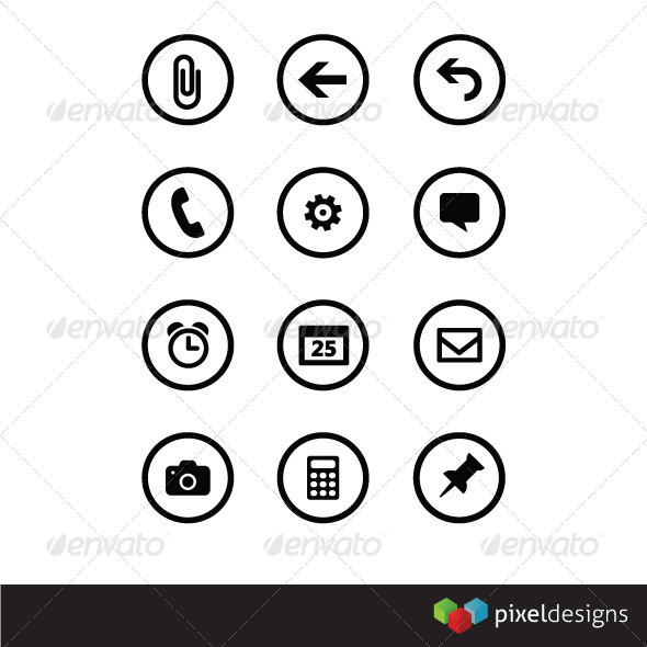 Phone Metro Style Icons