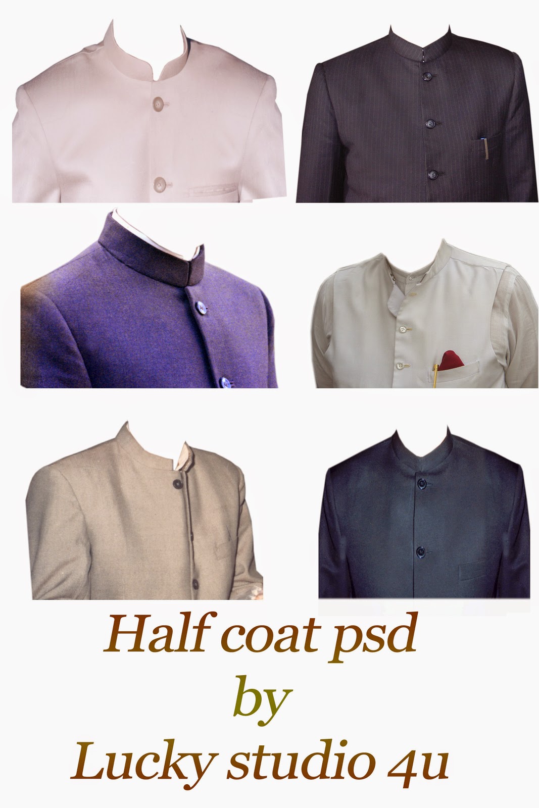 Photoshop PSD Men Suits