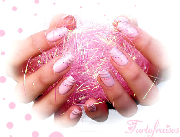 Pink Nail Art Design