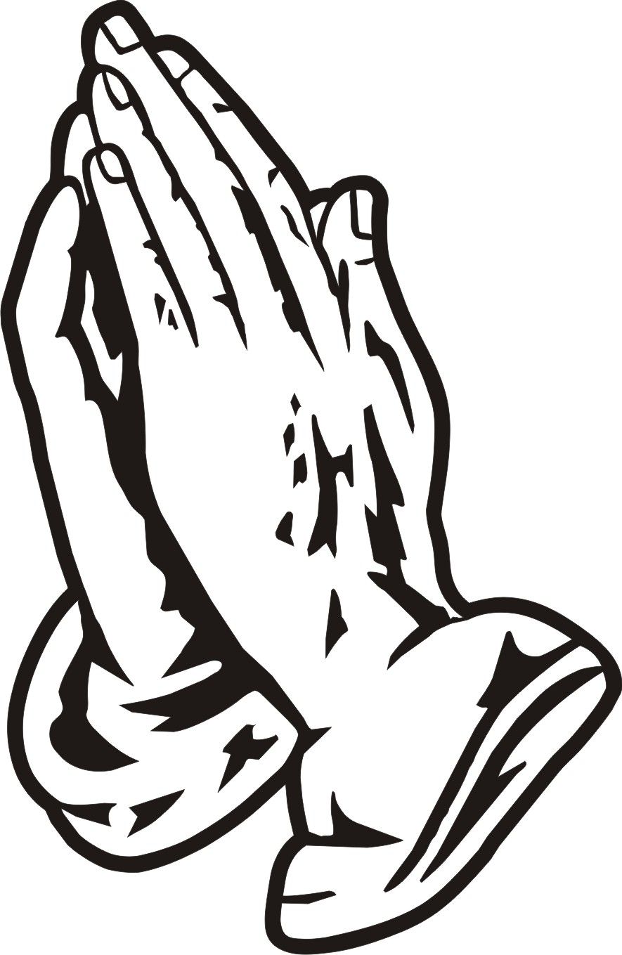 Praying Hands and Cross Cliparts Praying Hands and Cross Cliparts