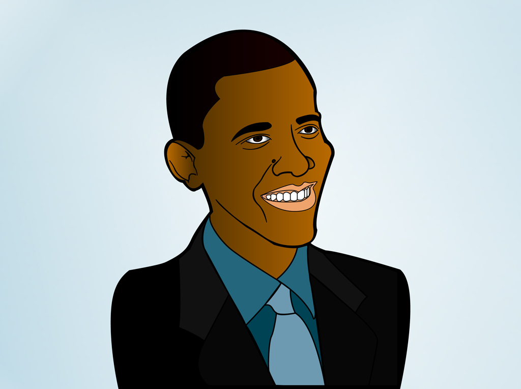 President Obama Cartoon Clip Art Free