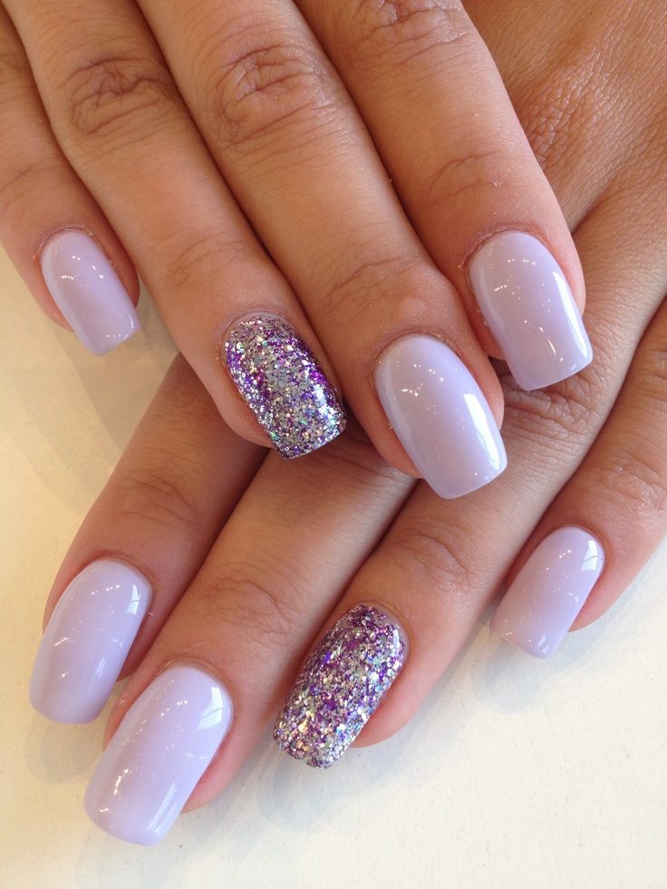 Purple Gel Nail Designs 2015