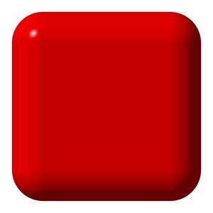 Red Square Button Icon