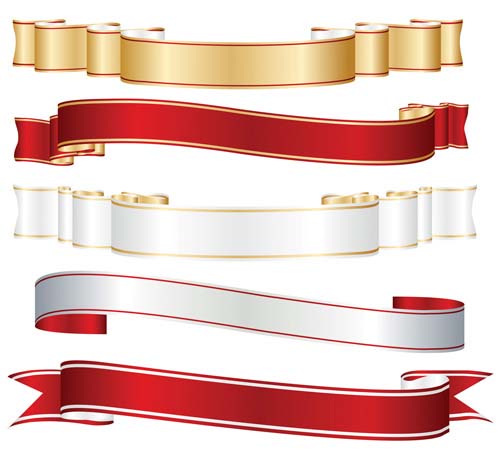 Ribbon Banner Vector Free Ribbon Banner Vector Free