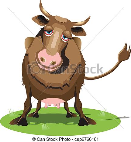 Sad Cow Clip Art