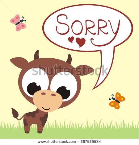 Saying Sorry Sad Bunny