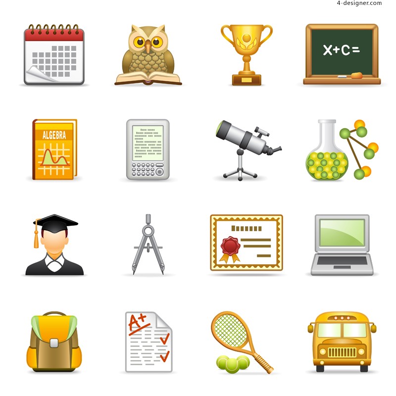 School Icon Vector Free Download