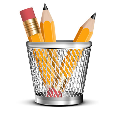 School Supplies Pencil Holder